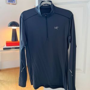 Arc’teryx Performance Half-Zip — Medium, Dark Grey